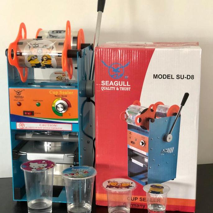 CUP SEALER 16-22 OZ 3IN1 / MESIN PRES GELAS / MESIN SEGEL GELAS - SEAGULL SU D8
