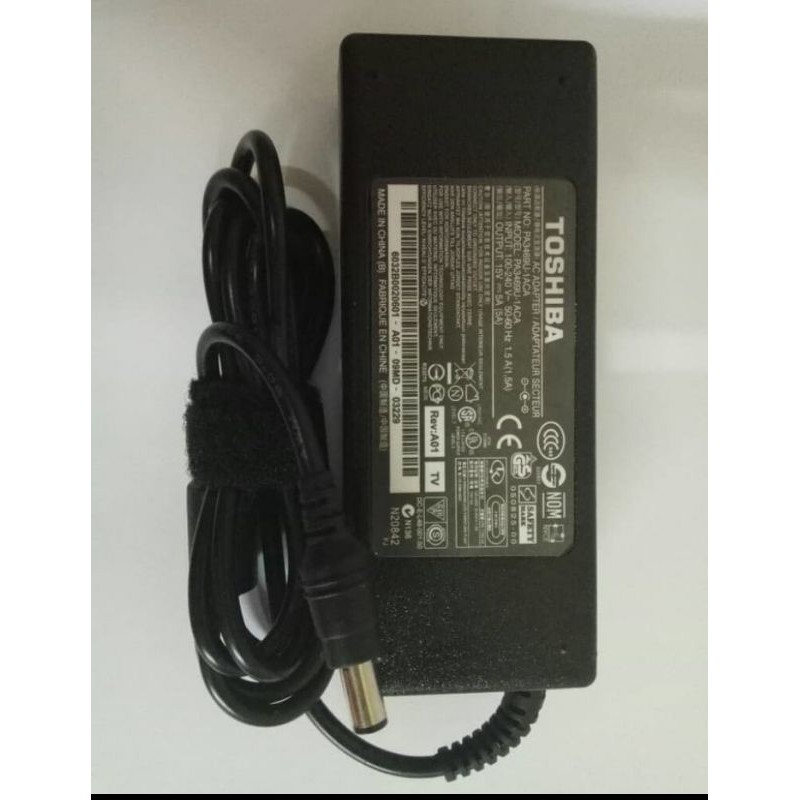 ORIGINAL Adaptor Adapter Charger Laptop Toshiba R200 A10 M1800 15V 5A