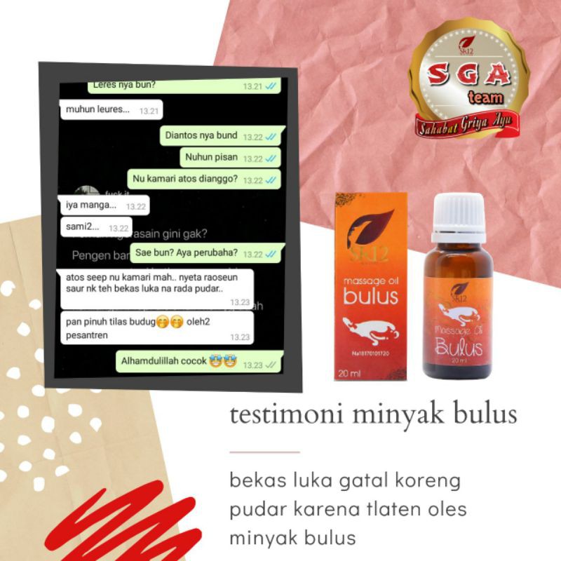 

MINYAK BULUS ORIGINAL SR12/AMPUH ATASI MASALAH KULIT