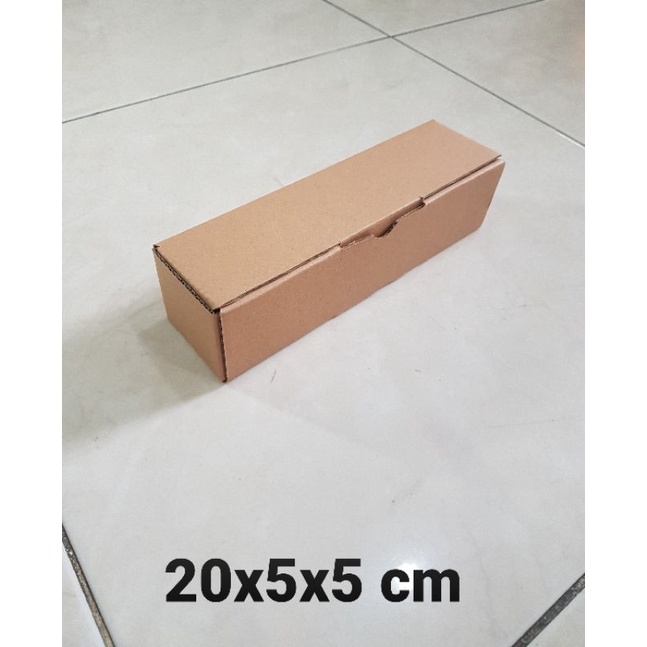 

Kardus Box uk. 20x5x5 cm Kotak Karton Die Cut