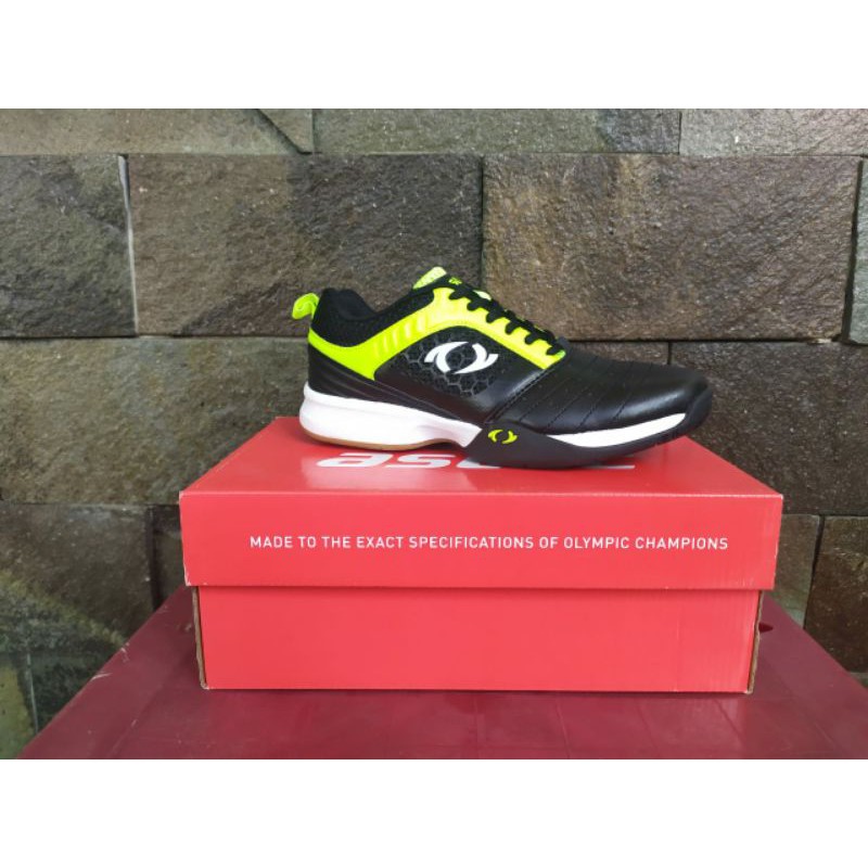 Original Sepatu Badminton Wanita Astec Hurricane 800 Electric Yellow