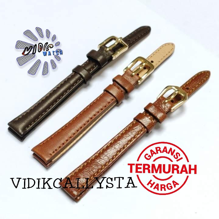 TALI JAM TANGAN KULIT ASLI 10MM 8MM STRAP WATCH UNTUK JAM WANITA 8 10 MM