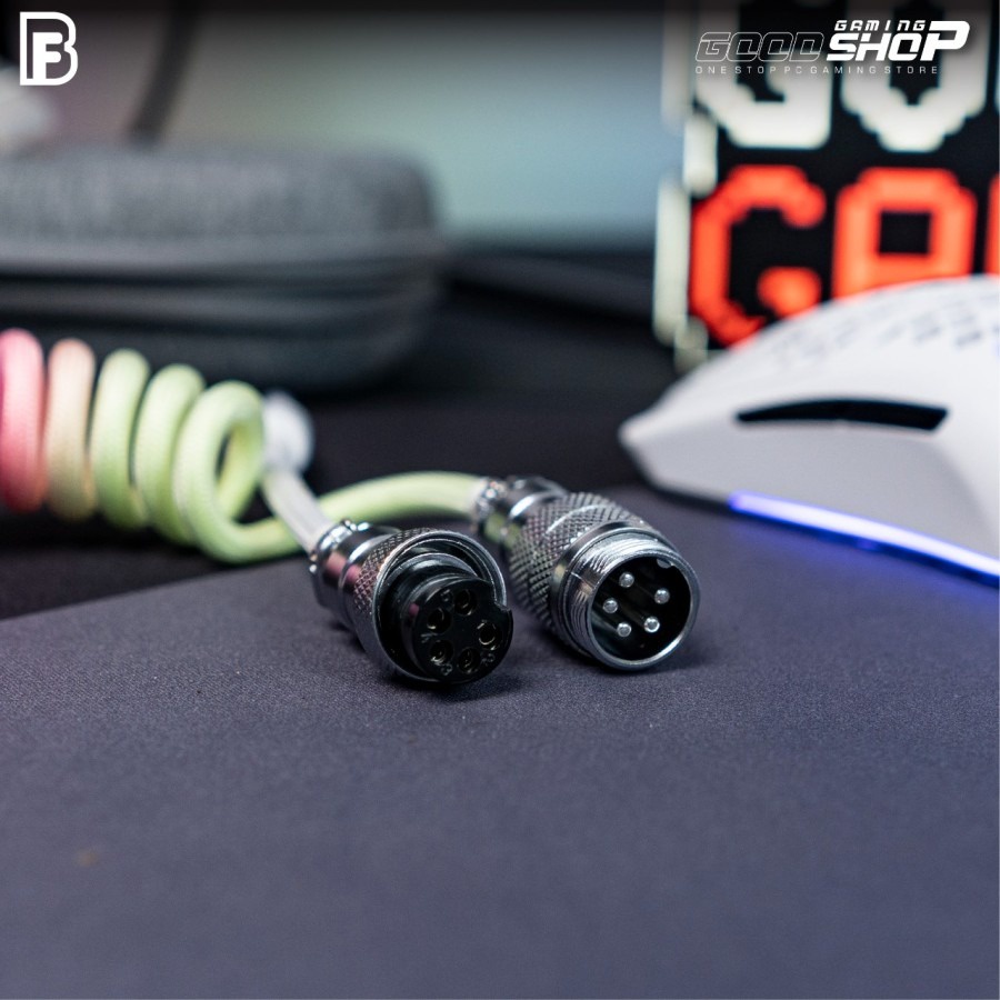 FBB Rainbow Lemo Coiled Cable