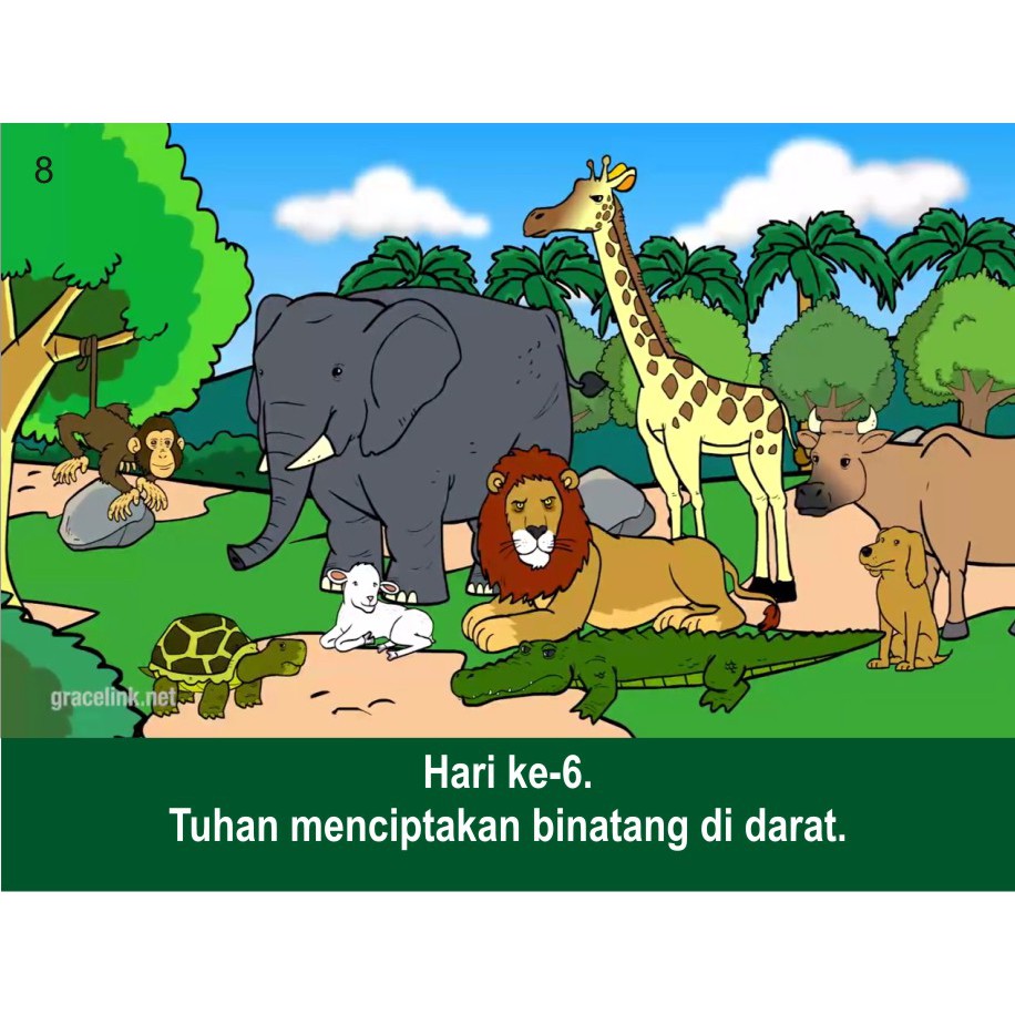 Buku komik  Cerita Alkitab Anak  Sekolah  Minggu ALLAH 