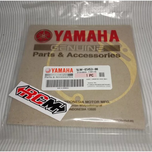 GASKET PAKING PERPAK TENSIONER MIO LAMA OLD MIO SOUL KARBU ORI ORIGINAL YAMAHA YGP 5LW-E5453-00