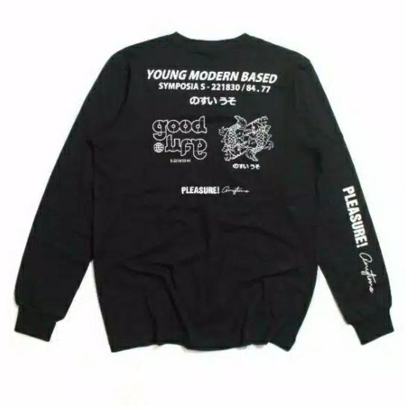 TSHIRT LONGSLEEVE-HITAM-LONGSLEEVE