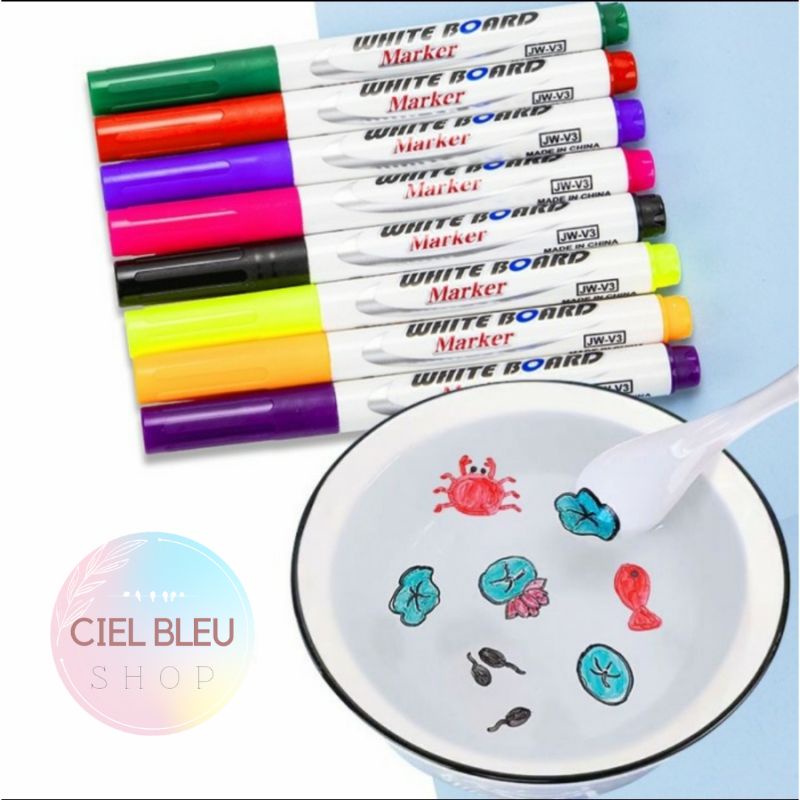 

Spidol Ajaib Mengapung di Air Pen / Marker Floating / Whiteboard Marker