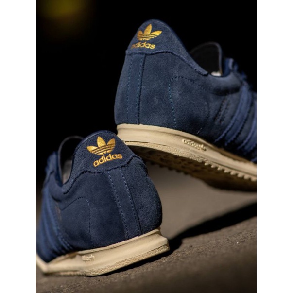 Adidas Beckenbauer Navy Gold Sol White Original / Sneakers Pria / Sepatu Running Pria