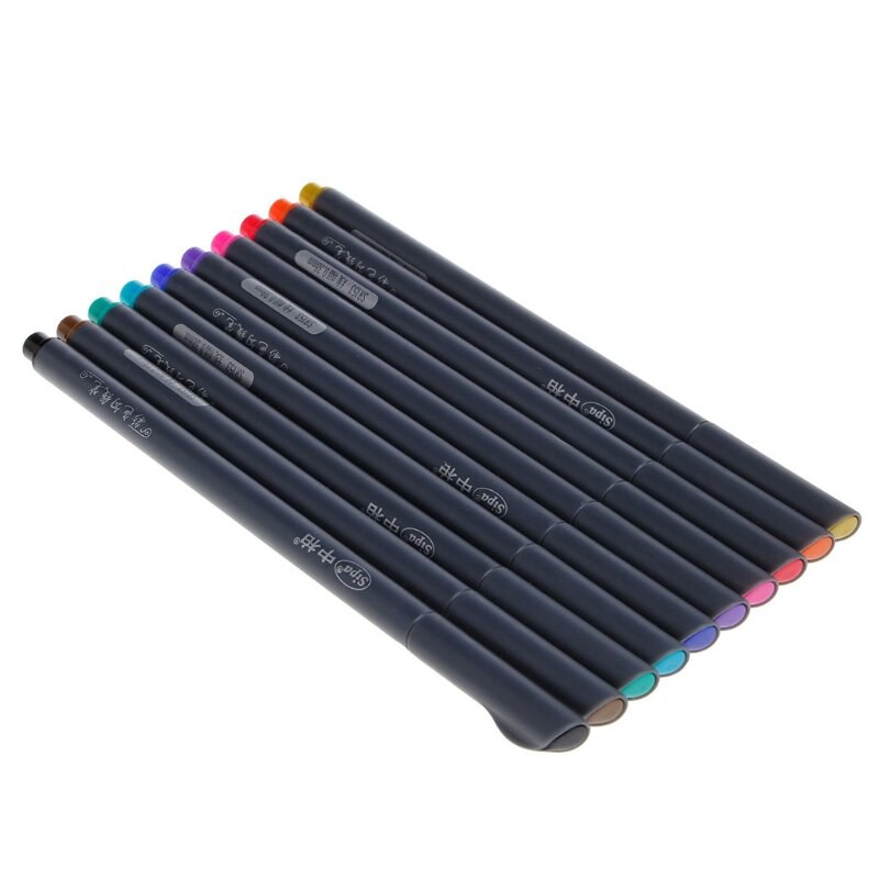 

Free Ongkir ya 10 pcs/Lot Fine line drawing pen for manga cartoon advertising design Water Color