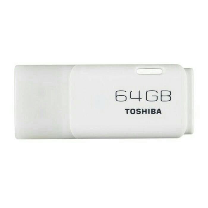 Flashdisk TOSHIBA 32 GB 64 GB Flash Disk Drive Transmemory Transfer Data Flashdish Murah Putih Komputer BERgaransi