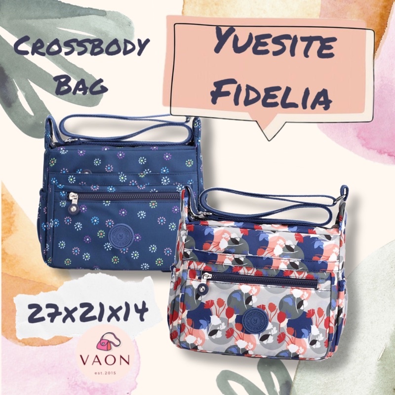Yuesite Fidelia Medium Tas Selempang Crossbody Bag Original
