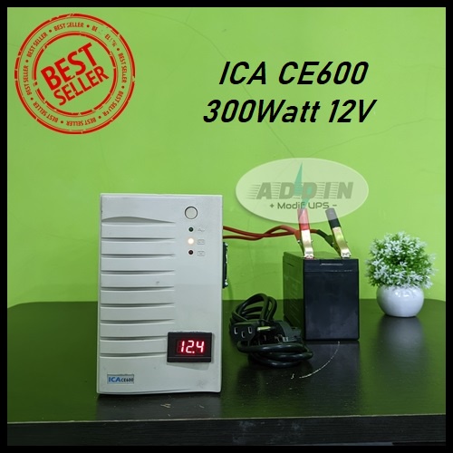 UPS Modifikasi ICA CE600 300Watt 12V Modif Aki external Bergaransi 1 Bulan Service dan Sparepart
