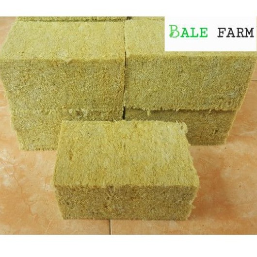 rockwool cultiline media tanam hidroponik 10cm x 14cm x 7,5cm