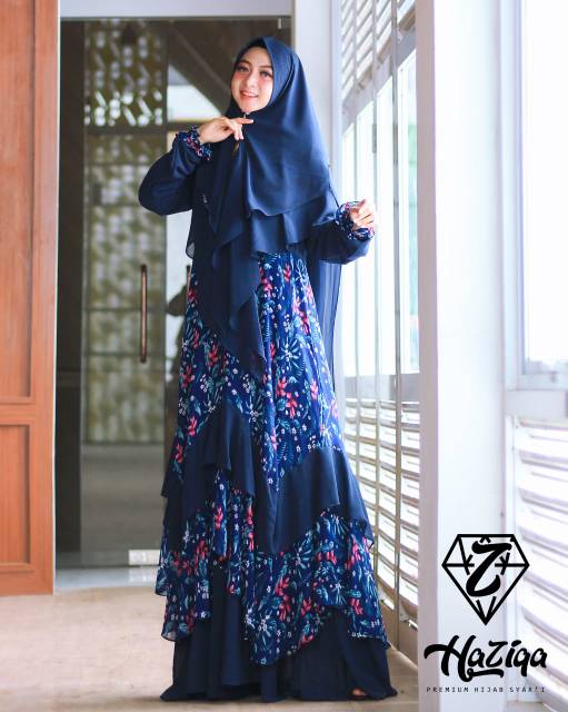 Grosir Ecer Gamis set ori original by Haziqa