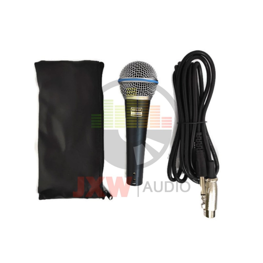 MIC SHURE BETA 58 A LC / MICROPHONE SHURE KABEL BETA 58A LC /  MIC KABEL SHURE BETA 58A LC / BETA58A