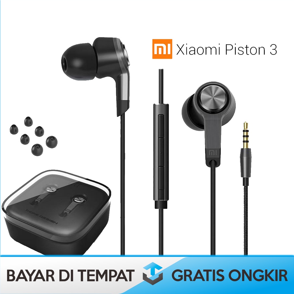 HEADSET HANDSFREE XIAOMI PISTON 3 KABEL KUALITAS TERBAIK FOR SAMSUNG