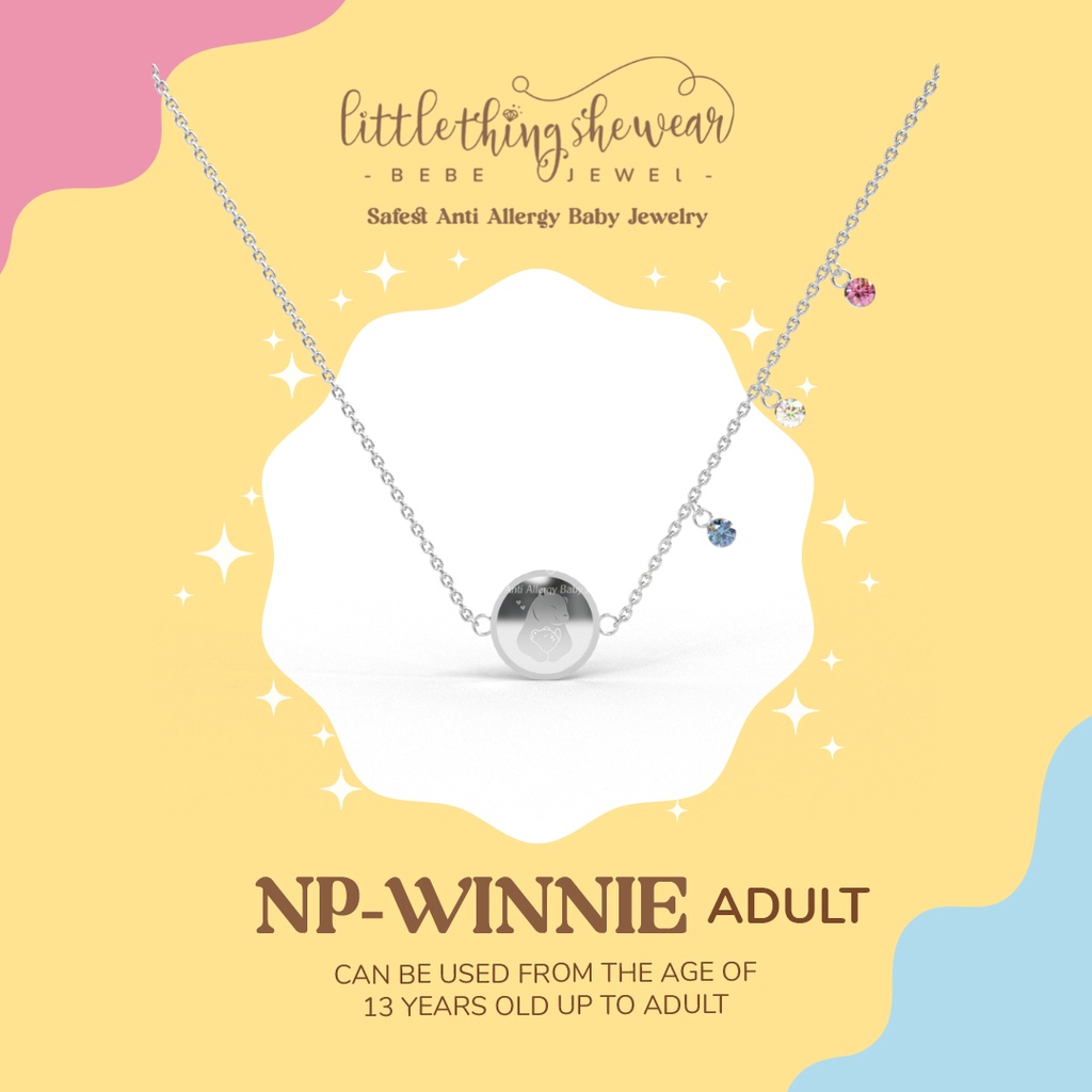 Kalung Dewasa NP-WINNIE 3,82gr - THE ANIMALS SERIES