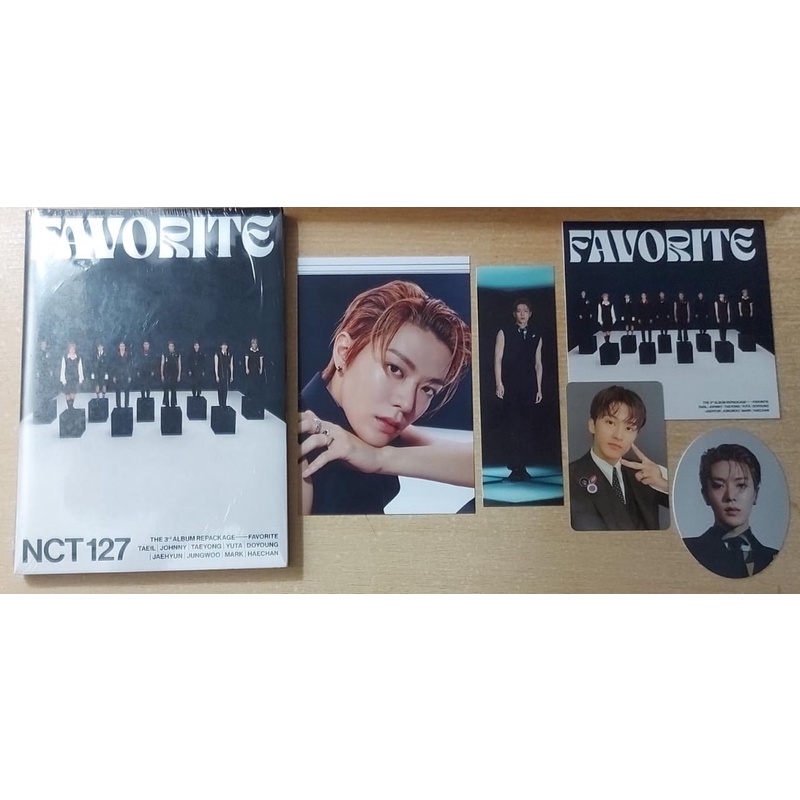 NCT127 FAVORITE ALBUM MARK PC YUTA BOOKMARK PENDANT POSTCARD