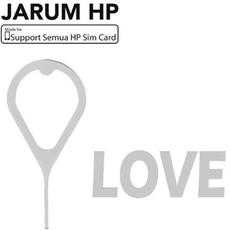 Jarum Sim Card Jarum pin Pembuka Simcard Tusukan Kartu HP sim ejector phone