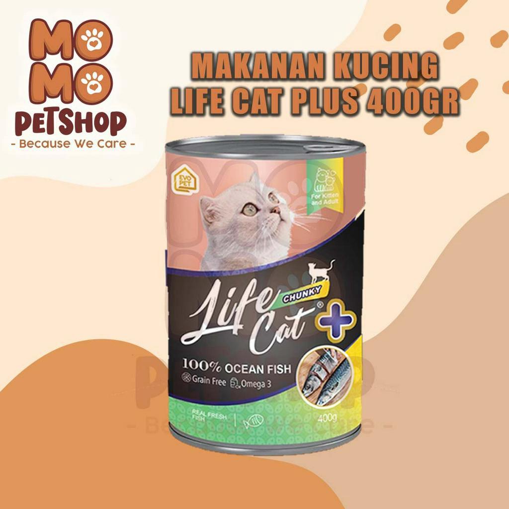 LIFE CAT KALENG + PLUS 400 GR [ MAKANAN KUCING ] CAT FOOD