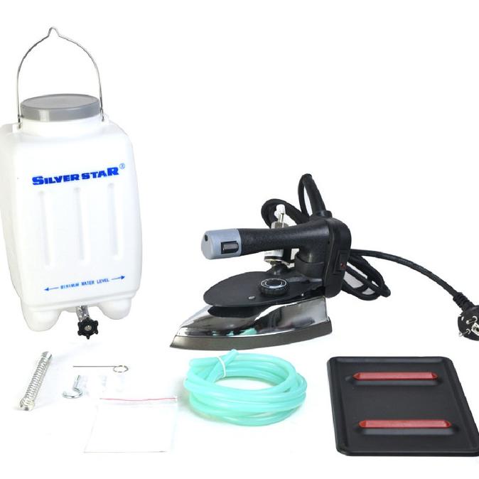 Setrika Uap Listrik Silver Star ES-300-II Eunsung Korea untuk Laundry
