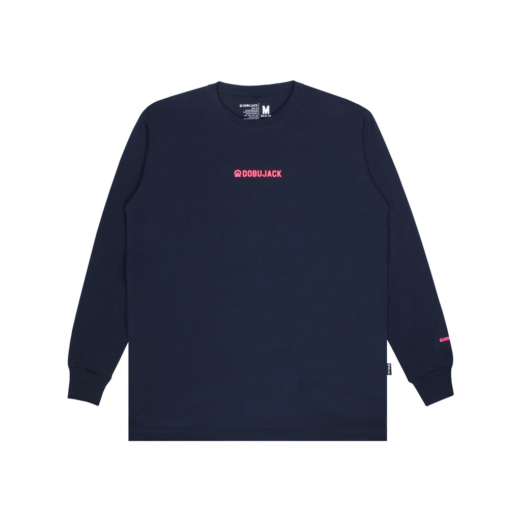 

Dobujack Tshirt Little Logo Magenta Navy Longsleeves