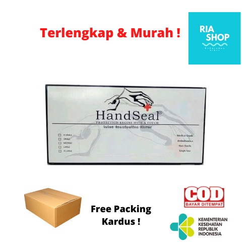 SARUNG TANGAN KARET HANDSEAL  |  SARUNG TANGAN MEDIS  |  SARUNG TANGAN LATEX HANDSCOON  |  ISI 100 P