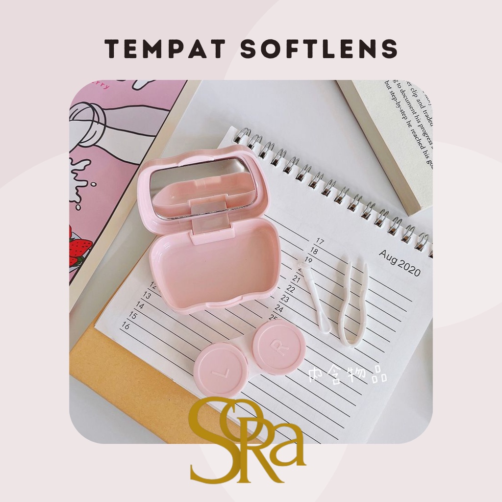 Tempat soflens mini / tempat softlens travelling / tempat softens estetik