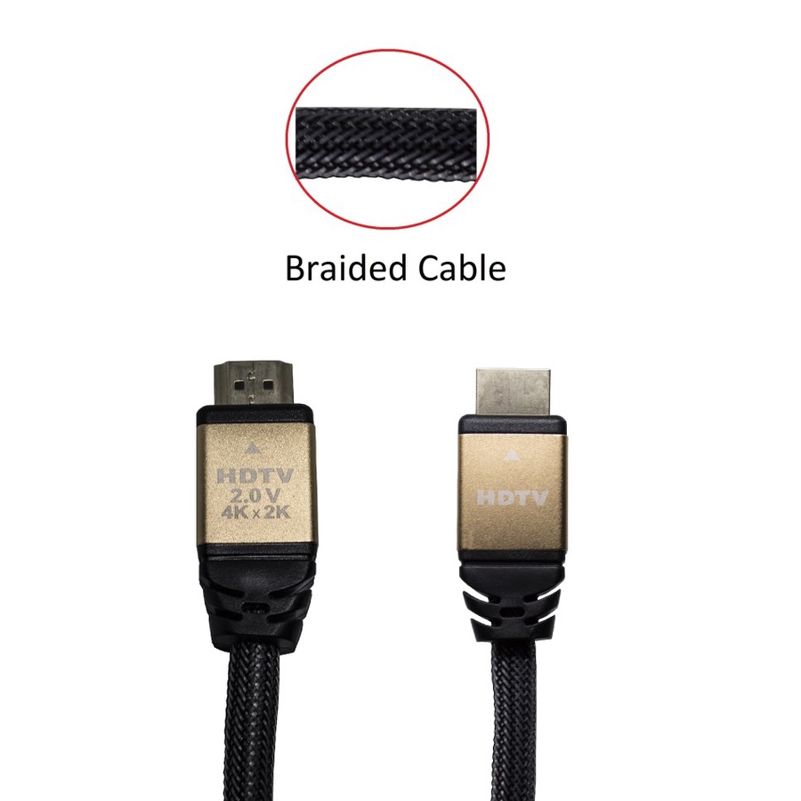 Kabel 3 Meter HDMI to HDMI 2.0 Cable Support for 60Hz 4K Resolution