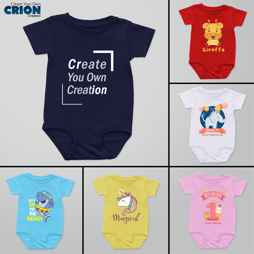 Baby Jumper bisa custom design sendiri - Jumpsuit / Baju Bayi - By Crion