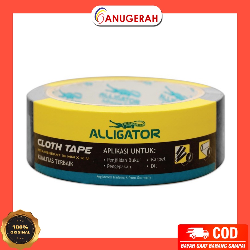 

ALLIGATOR 36MM LAKBAN HITAM