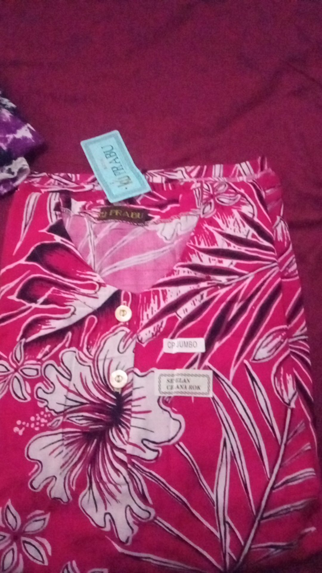 Setelan Celana Panjang Super Jumbo Kencana Ungu Prabu