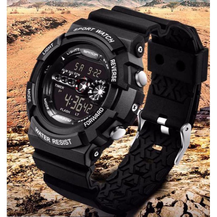 Jam tangan SANDA Original Hitam G-SHOCK GD-100