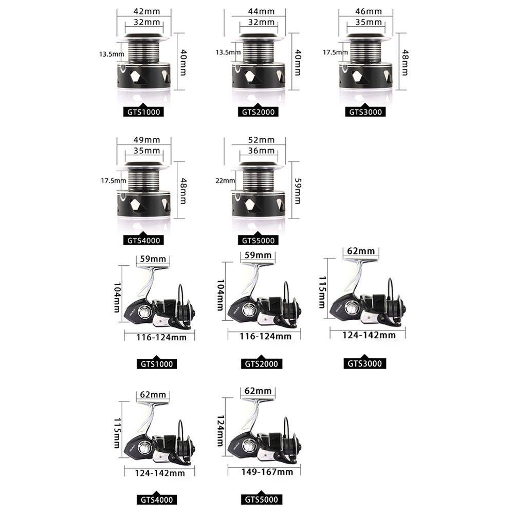 TOP Tanpa Gap Double Bearing Metal Rocker Arm Spinning Wheel