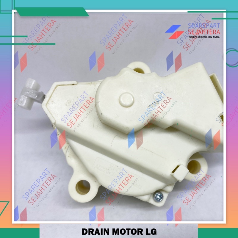 MOTOR DRAIN OTOMATIS PEMBUANGAN BUANG AIR LG MESIN CUCI 1 TABUNG TOP LOAD LOADING PENARIK KARET RETR