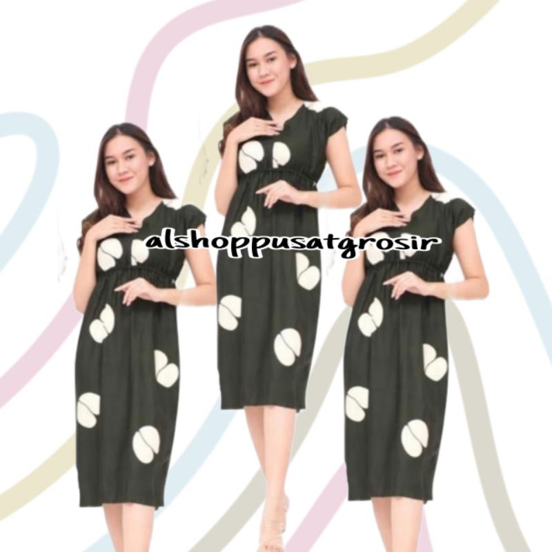 DRESS MANOHARA motif kopi/Daster Bali