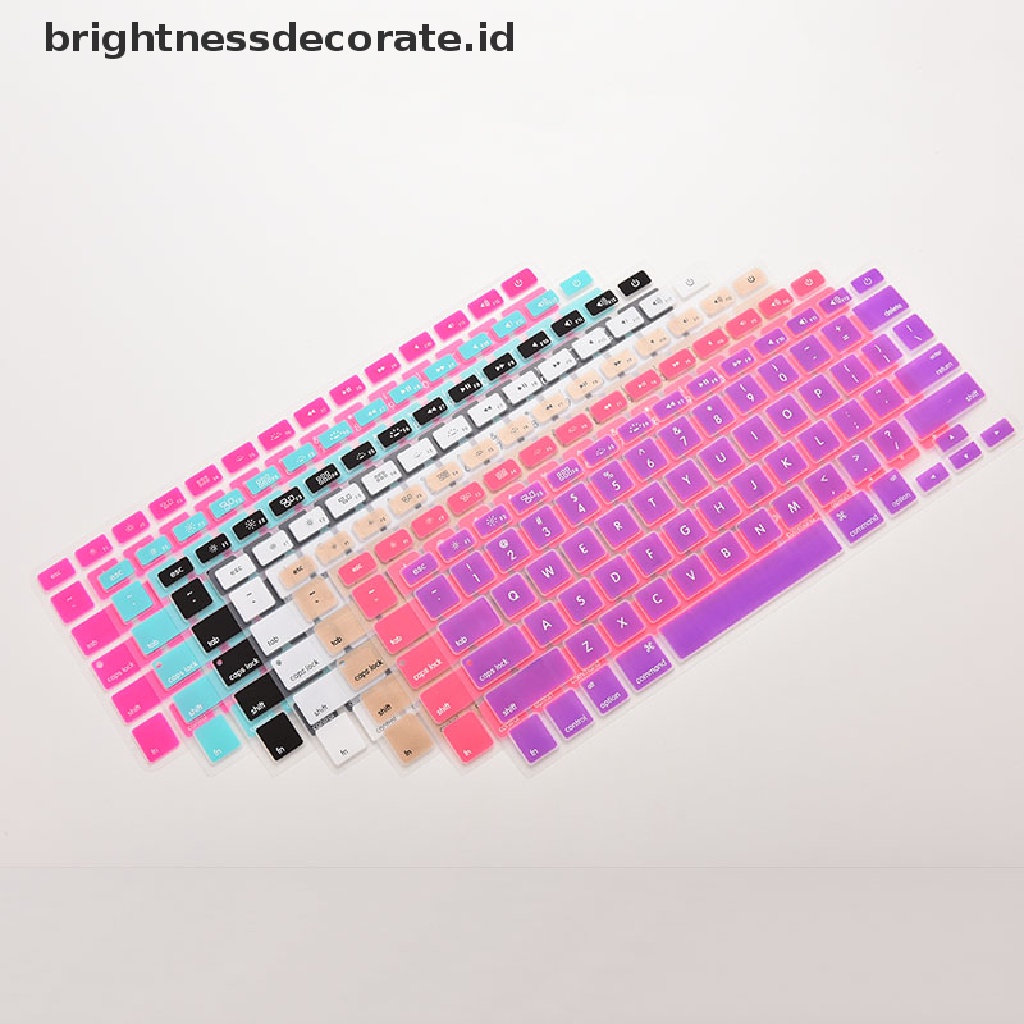 Case Pelindung Keyboard Bahan Silikon Untuk Macbook Air Pro 13 15 17