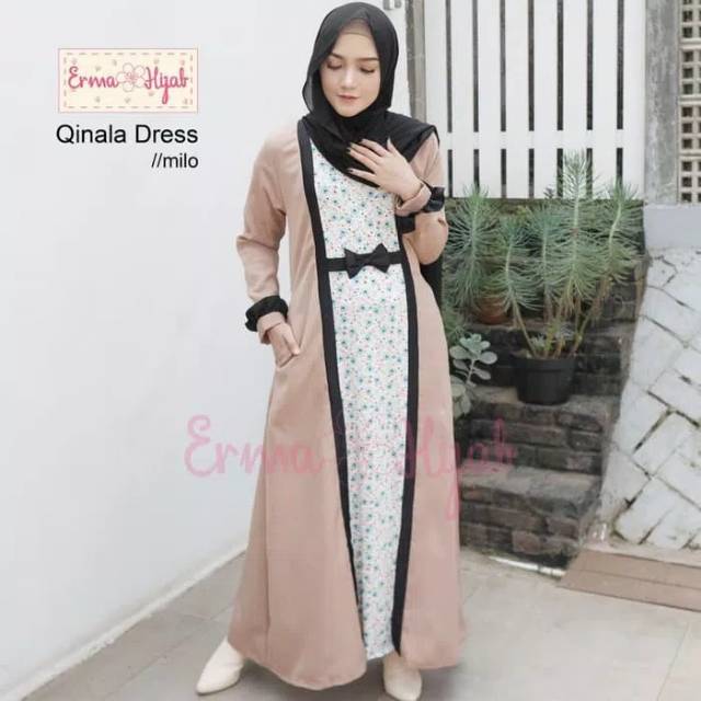 Qinala Dress Ori Erma Hijab