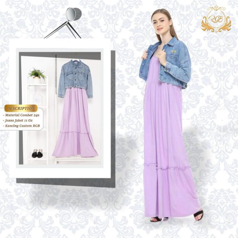 RGB PREMIUM DRESS & JAKET (BISA COD) RGB PREMIUM DRESS+JAKET