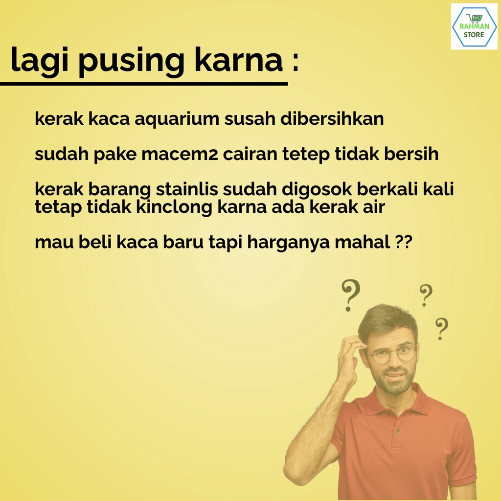 Obat Cairan Pembersih Penghilang Kerak Noda Air Jamur Kaca Waterspot Aquarium Akuarium Keran Kran Stainlis Stainless Jendela Cermin Kamar Mandi Ampuh STANKLIN 01