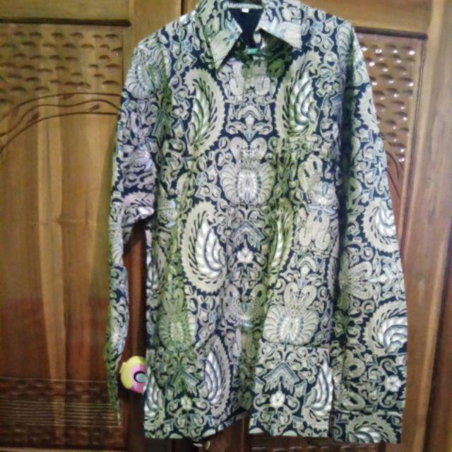 Kemeja Batik Pria Lengan Pendek Furing Pari Moca Asmara Menerima Pesanan Partai Seragaman Kantor