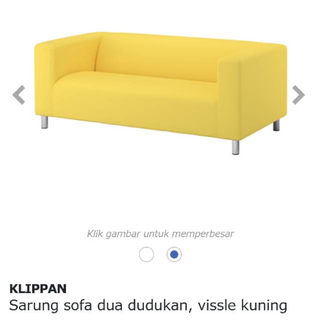 Cover Sofa Klippan Ikea (Warna Kuning)