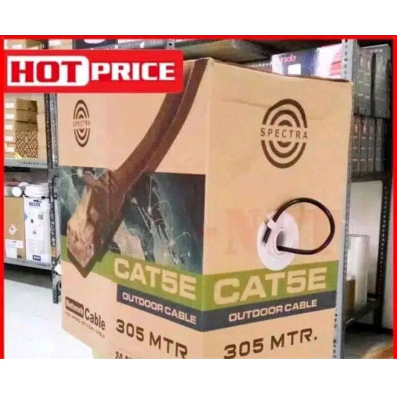 Kabel Spectra OUTDOOR  FTP SPECTRA Cat5e Spectra Ori 305M