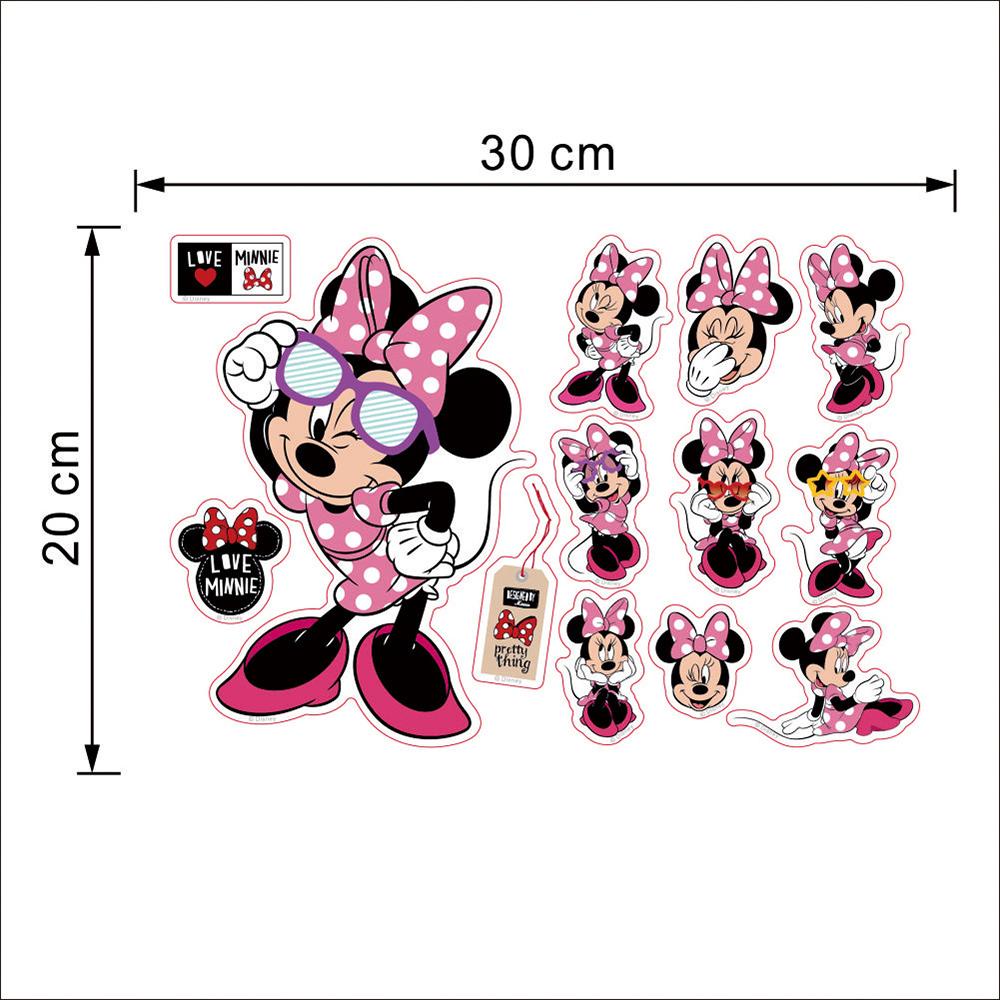 Nickolas1 Stiker DIY Anti Air Kartun Mickey Minnie