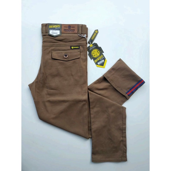 Celana Chino Panjang Pria Selvedge Premium