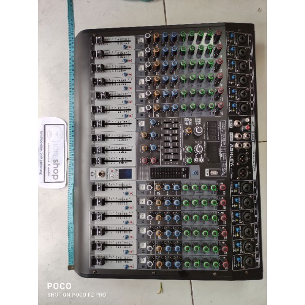 Mixer Audio Ashley Edition12 Edition-12 Edition 12 New 12 Chanel Efek Reverb Digital 256 DSP 4 Tone 