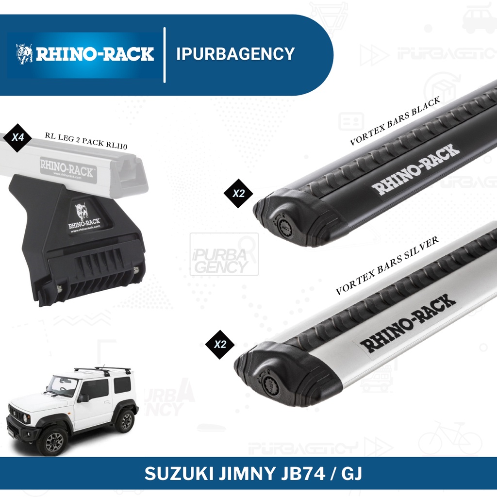 Rhino rack Cross bar set Suzuki Jimny GJ JB74