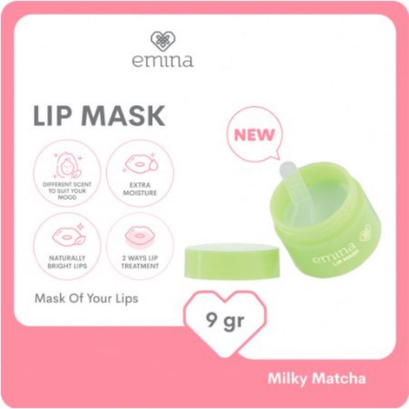 Emina Lip Mask 9gr/masker Bibir Emina