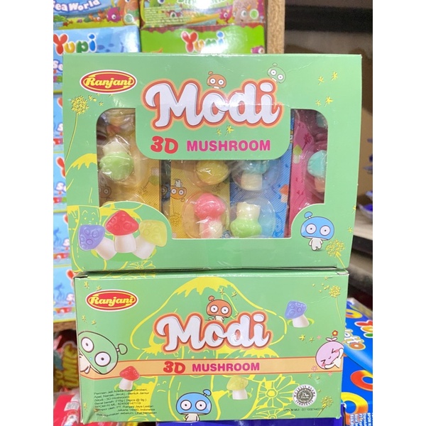 

Ranjani modi 3D mushroom/ permen jamur isi 24pcs