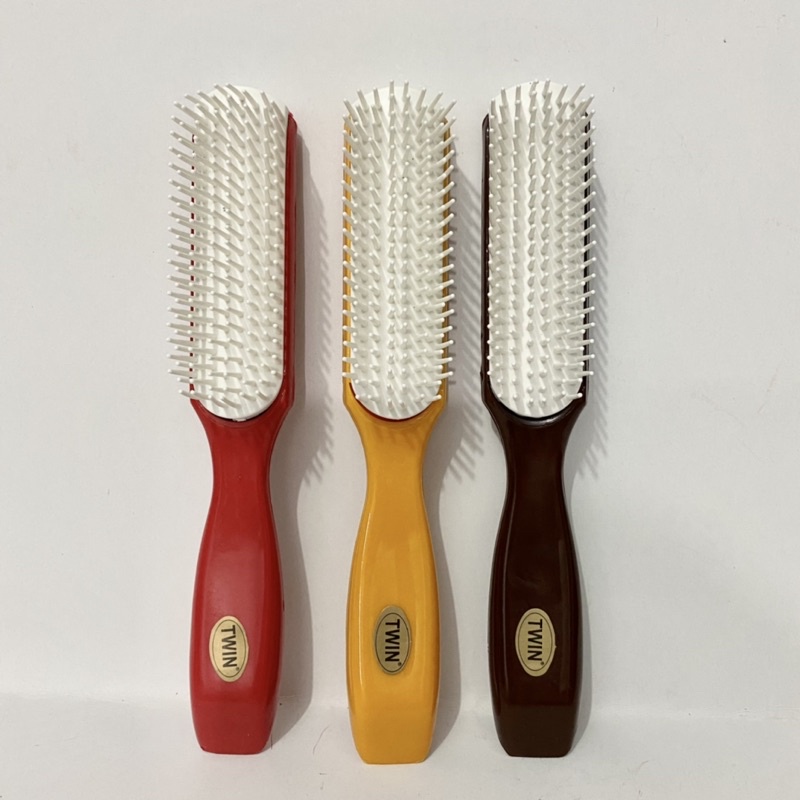 Sisir rambut Twin model sikat warna warni / Sisir Rambut kokoh / Sisir rambut murah